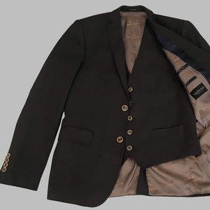 Valentino Blazer & Vest (48R - Medium, Brown, Men)